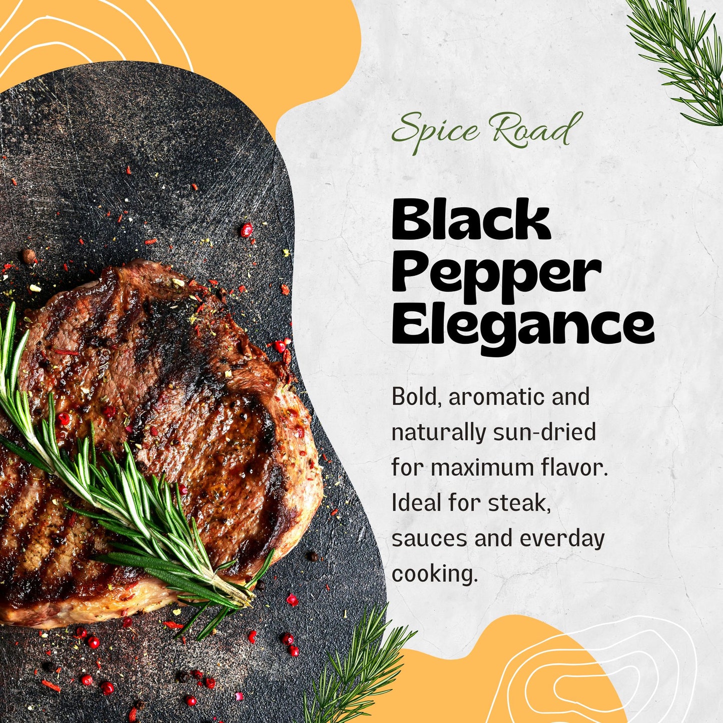 Black Peppercorns Whole